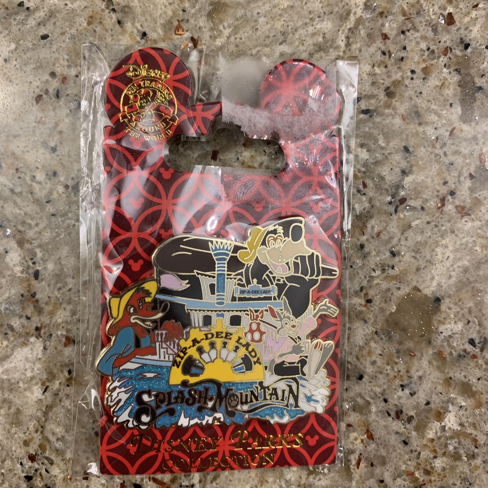 Vintage Disney Splash Mountain Pin Zip-a-dee Lady Retired Disney World