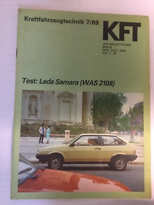 Kraftfahrzeugtechnik KFT 07/1989 Im Test Lada Samara WAS 2108 Ost DDR Geschenk
