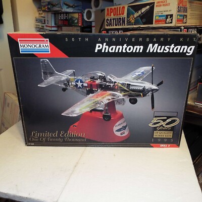 NIOB 1/32 MONOGRAM 0067 50TH ANNIVERSARY P-51 PHANTOM MUSTANG  PLANE MODEL