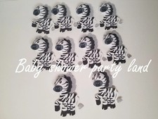 10 Baby Shower Foam Zibras Party Decorations it's a Boy or Girl Favors Prizes