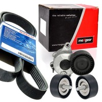Bosch 6PK2155 Keilrippenriemen-Satz + Spanner FüR M-B W204 W212 A207