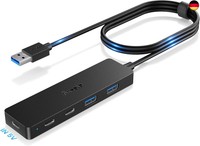 Aceele Usb Hub 3.0 Mit 2 Usb-A-AnschlüSsen Und 2 Usb-C-AnschlüSsen, Usb 3.0 D