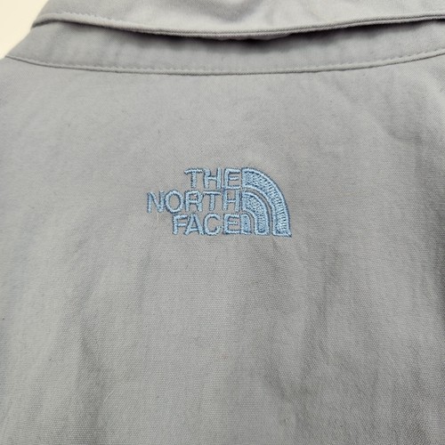 The North Face Mens Long Sleeve Button Down Roll-Tab Blue Shirt Utility Size S - Picture 4 of 8