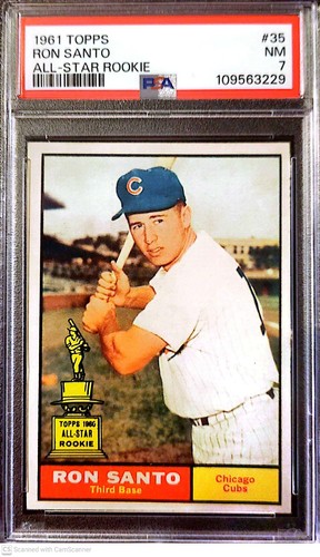 Ron Santo #35 1961 Topps card