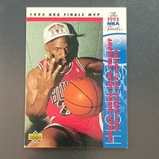 Upper Deck 1993-94 Jordan NBA Finals MVP Award #204 Chicago Bulls Basketball