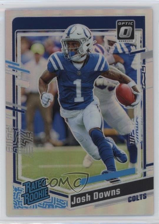 2023 Panini Donruss Optic Rated Rookie Holo Prizm Josh Downs #248 19ot