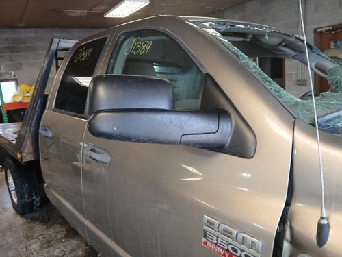 2003-2009 Dodge 3500 Right Door Mirror Power W/Trailer Tow/Heat, RH.