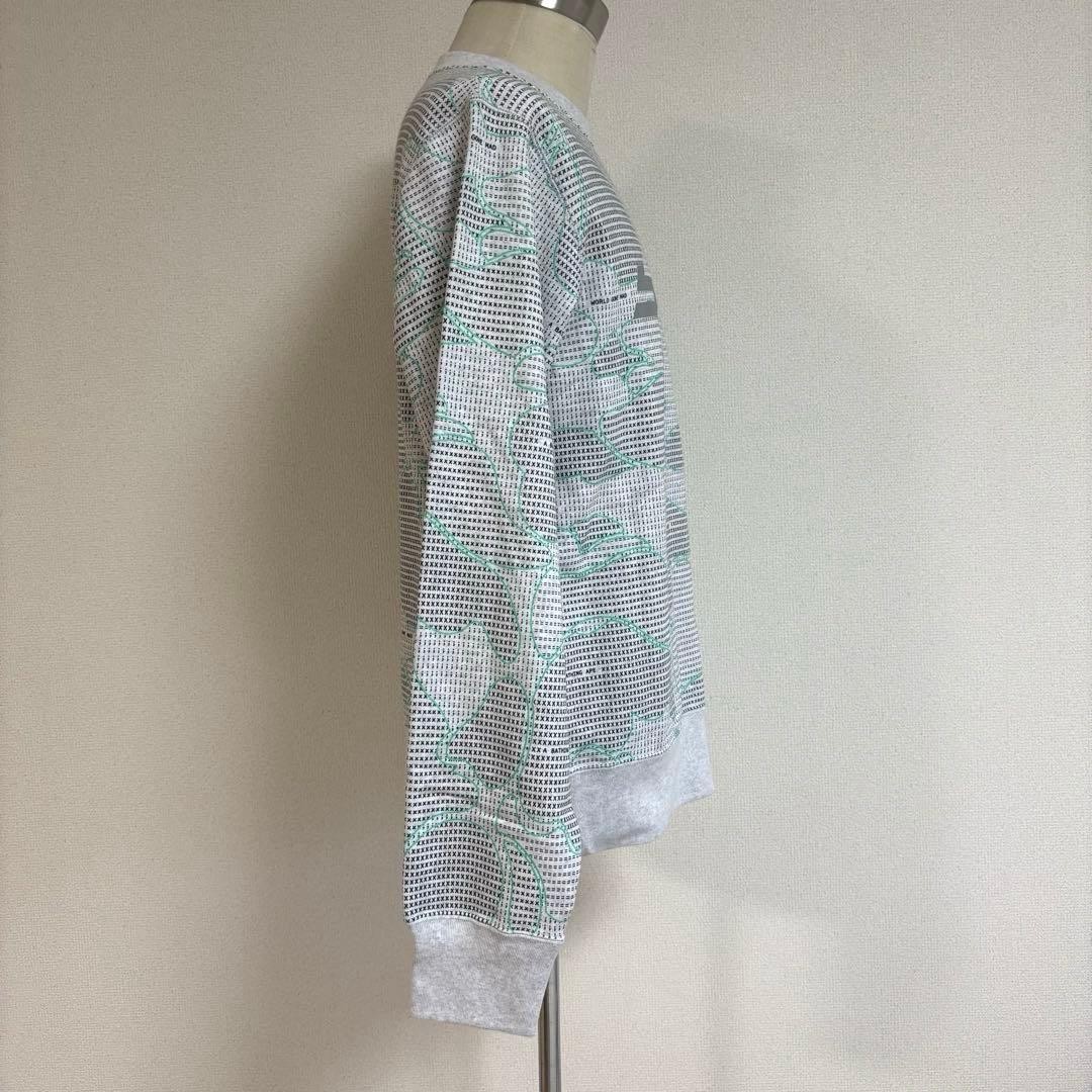 A BATHING APE All-over pattern sweatshirt Made in Japan Good condition thumbnail 5