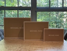 Michael Kors Empty GIFT BOX Set Of 3- LARGE-MEDIUM-SMALL SIZES, New , FAST SHIPP