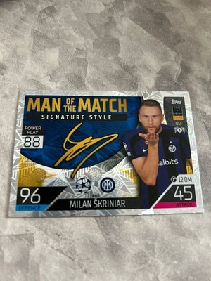 Milan Skriniar Man of the Match Signature Style 2022/2023