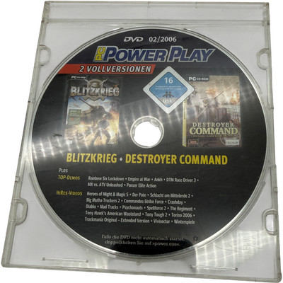 Powerplay - Blitzkrieg & Destroyer Command + Demos - PC Spiel