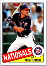 2020 Topps #85TB-50 Trea Turner 1985 Topps Baseball 35th Anniversary