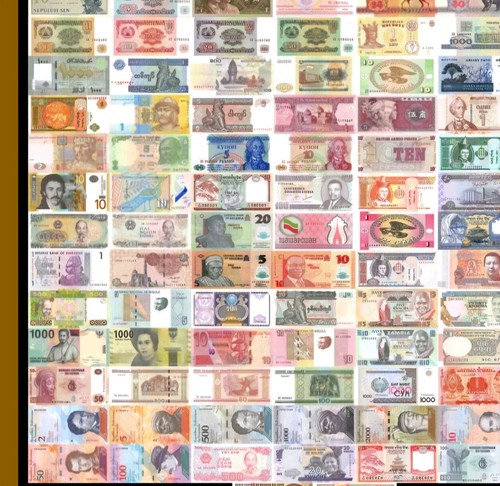3 Pound Mixed World Coins & 100 Foreign Banknote Unc Lot Free Shipping - Picture 2 of 5