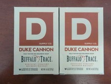 Duke Cannon Buffalo Trace American Bourbon Brick Soap Half Ration Lot of 2 Bars