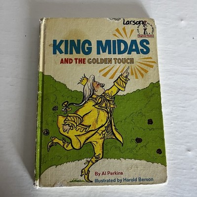 King Midas and the Golden Touch Al Perkins Beginner Books 1969 HC Book Club
