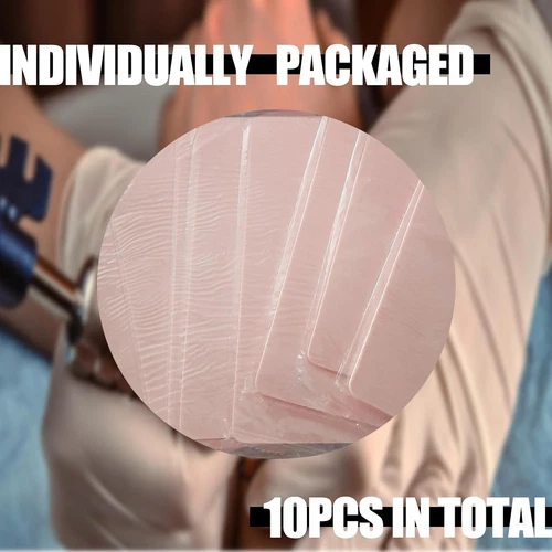 10Pcs 3Mm Tattoo Fake Skin Practice Skin Thick 8X6'' Tattoo Skin image 5