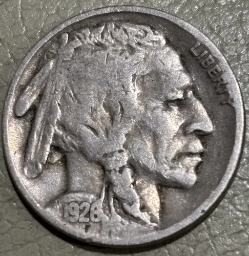 1926 Buffalo Nickel, nice original FINE Condition