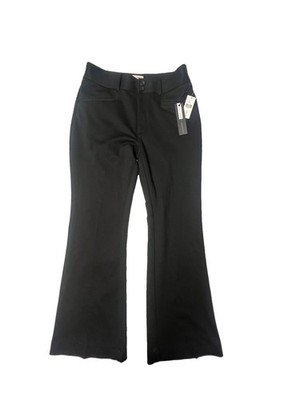 Anthropologie The Essential Trouser Women's Sz 6 Black Flare Pants 