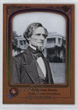 2022 Historic Auto Civil War Counterparts Rainbow Foil 7/10 Jefferson Davis 07qw