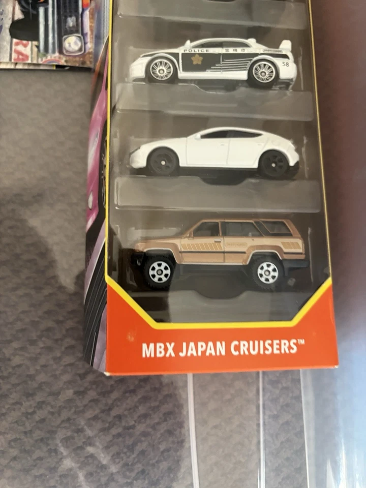 2023 Matchbox 5 Pack MBX Japan Cruisers - Nissan Honda Subaru Mazda Toyota - Image 2 of 4
