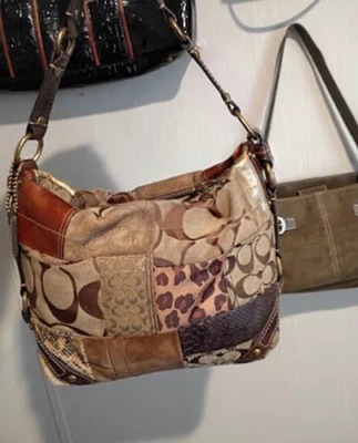 Coach Patchwork Zip Shoulder Bags for Women for sale | eBay