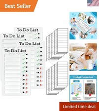 4 Pieces Chores Chart for Kids Multiple Kids - Reusable to Do List with Detac...