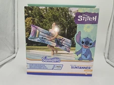 SWIMWAYS STITCH SUNTANNER POOL FLOAT - WHITE/BLUE/PURPLE