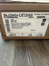 Sloan G2 Optima Plus 8112 3.5 GPF Sensor Flushometer Chrome - 55KK94