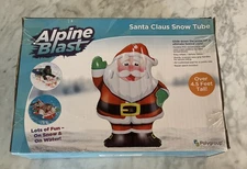 SANTA CLAUS SNOW Tube Alpine Blast 59.5”x43x8.6” New Open Box