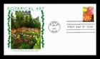 US COVER BOTANICAL ART FIRST DAY ISSUE PANDA CACHET