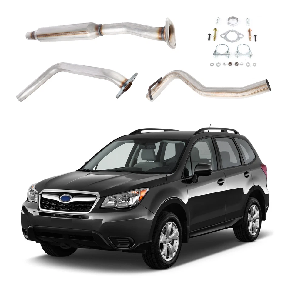 Stainless Steel Exhaust Pipe System For Subaru Impreza 2.0L SEDAN 2012-2016 2015 Foto 4 de 4
