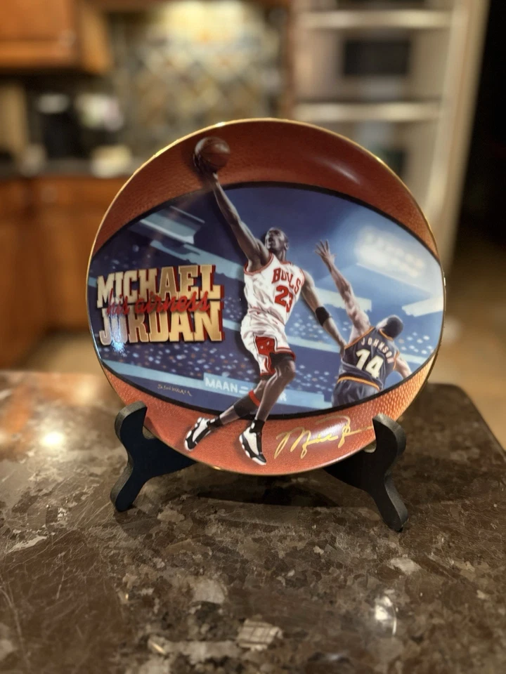 Colección de 11 platos vintage Upper Deck Michael Jordan Bradford Exchange Foto 4 de 4