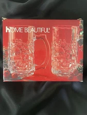 Home Beautiful Holiday Season Set Of 2 Mugs In Original Box