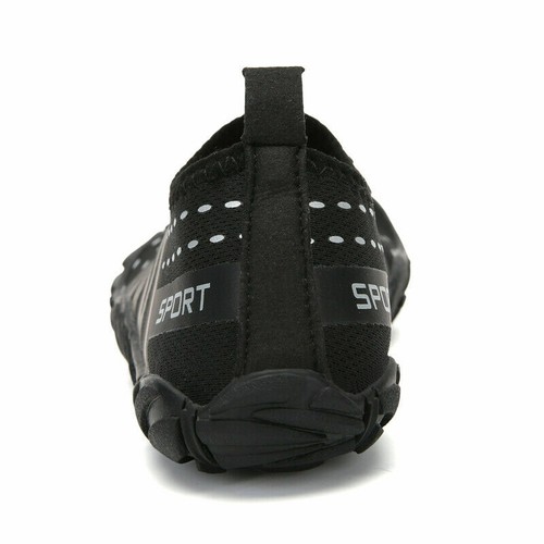 Zapatos deportivos unisex para el agua junto al mar vadeo zapatillas deportivas descalzo cordón - Imagen 15 de 49