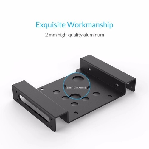 2.5inch or 3.5inch to 5.25inch HDD Mounting Bracket Adapter Mount Metal Bracket - Afbeelding 6 van 8