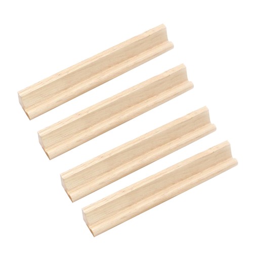 Wooden Tile Rack Numbers Letters Stand Holder Art Name Games Craft Replace - Picture 7 of 17