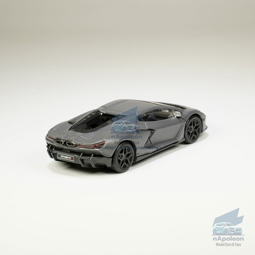 Bburago 1:64 Lamborghini Revuelto Modelo Coche Diecast Vehículo Colección Regalo Gris - Imagen 9 de 12