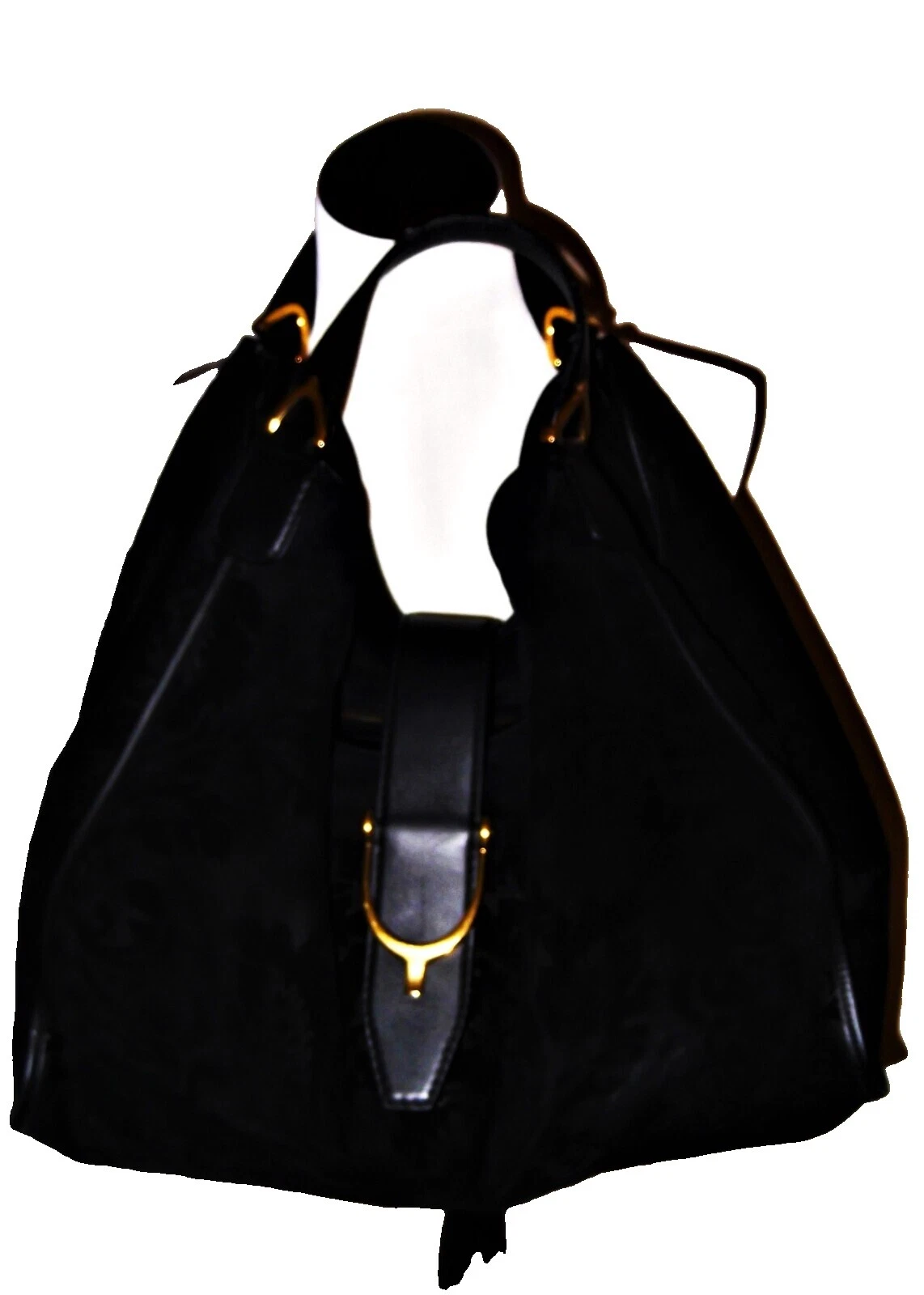 Bolsas Vintage Negro Gucci, Bolsos y estuches