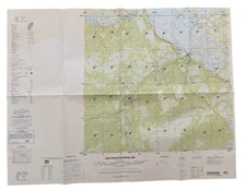 NIMA U.S. Military Joint Operations Graphic JOG AIR Map PARABEL, RUSSIA