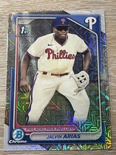 Jalvin Arias [Mojo Refractor] 2024 Bowman Chrome Prospect 1st #BCP-226 Phillies