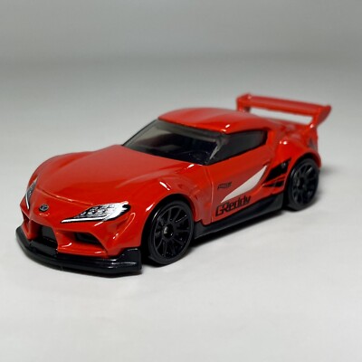 20 Toyota GR Supra Red 1:64 Scale Diecast Diorama Model Car GReddy