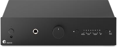 Pro-Ject MaiA S3 Vollverstärker mit D/A-Wandler und Bluetooth Schwarz