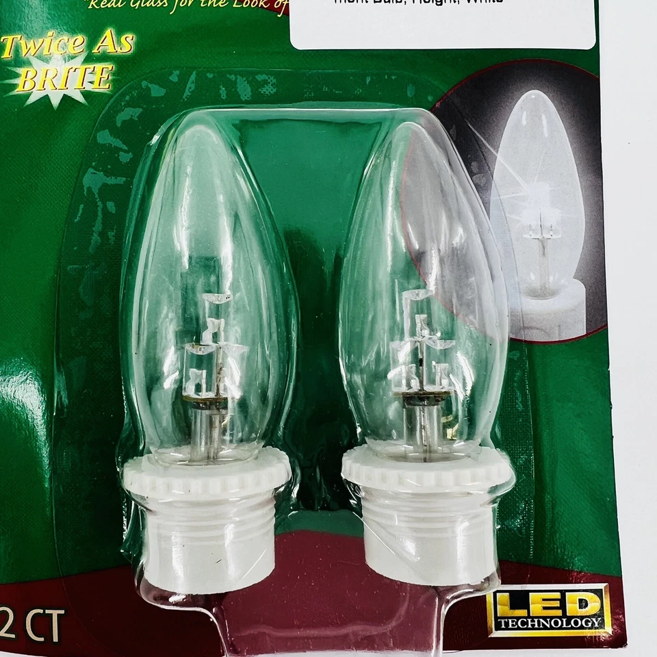 Bombillas de repuesto de velas Tiffany inalámbricas LED Bright Star -4 unidades (2 paquetes de 2) Foto 2 de 4