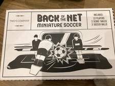 Two's Company Back Of The Net Miniature Soccer Foosball Game Set