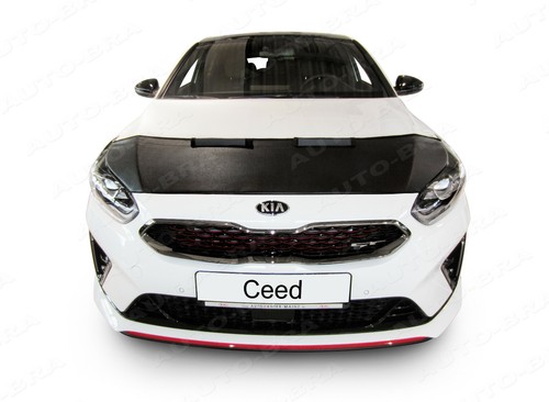 CAR HOOD BONNET BRA fits KIA Ceed Cerato since 2018 NOSE FRONT END MASK TUNING - Imagen 2 de 4