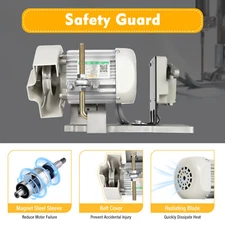 Electronic Brushless Sewing Machine Servo Motor 600W W/ Control 500-4500RPM