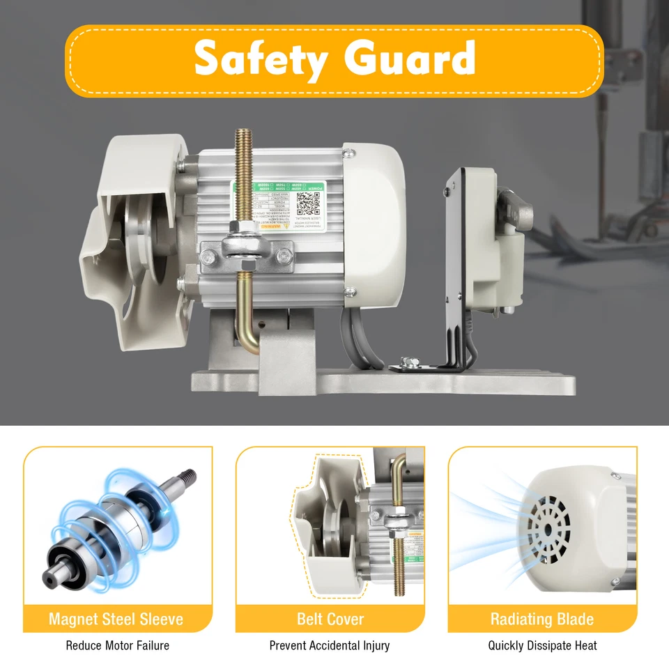 Industrial  Sewing Machine 600w Brushless Servo Motor Split 110V 50Hz - Image 2 of 4