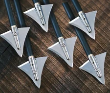Zing Archery, Single Bevel Broadhead, 200 grain each, 6 pak
