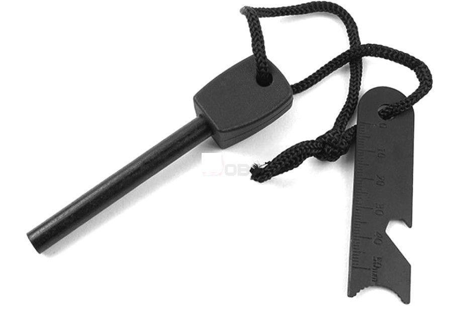 Accendino A Pietra Focaia In Acciaio Con 10 Pietrine Di Ricambio - Per Outdoor E Emergenze - Foto 9