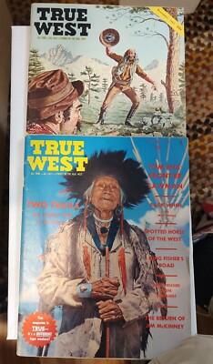True West Magazine 1962  Lot Of 8 Vintage Western Stories  Pulp High Grade 